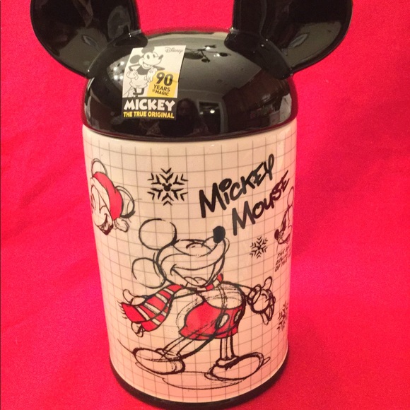 NWT Mickey canister sketchbook Christmas, 90 years - Picture 1 of 7
